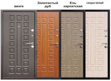Входная дверь Йошкар Венге /Карпатская Ель
