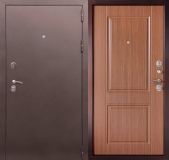 Входная металлическая дверь МАКСИМУС Дуб темный, Венге